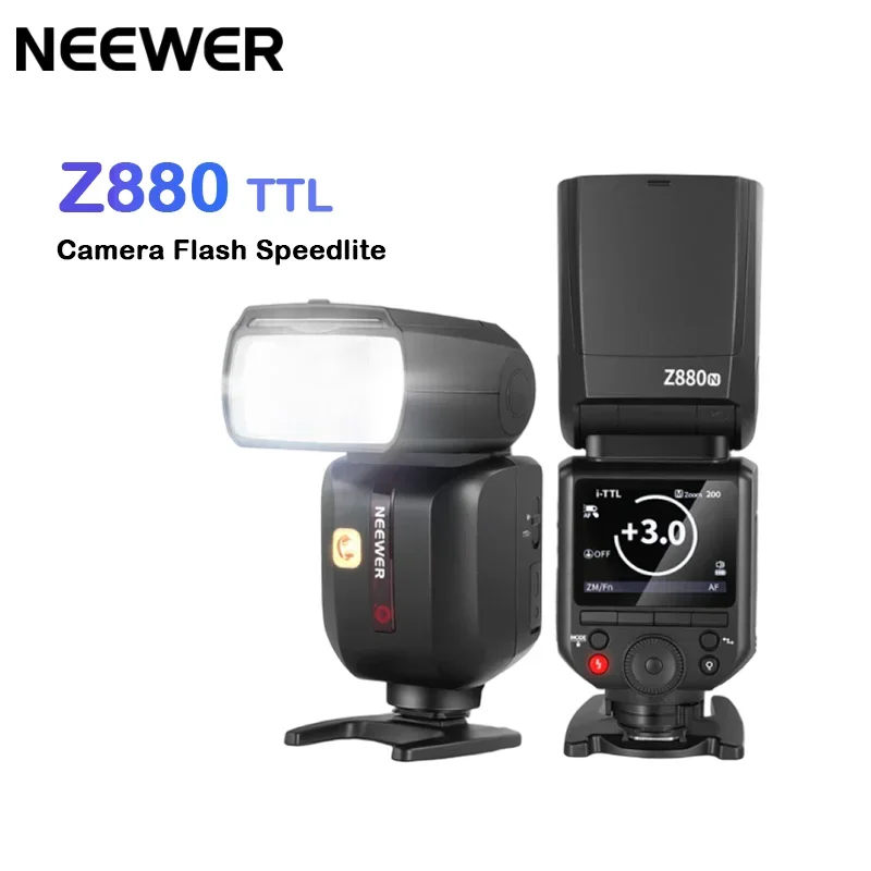 

2026 For NEEWER Z880 2.4G 76Ws TTL Camera Flash Speedlite for Sony/Nikon/Canon 1/8000s HSS 7.4V/2600mAh Battery 480 Full Power F