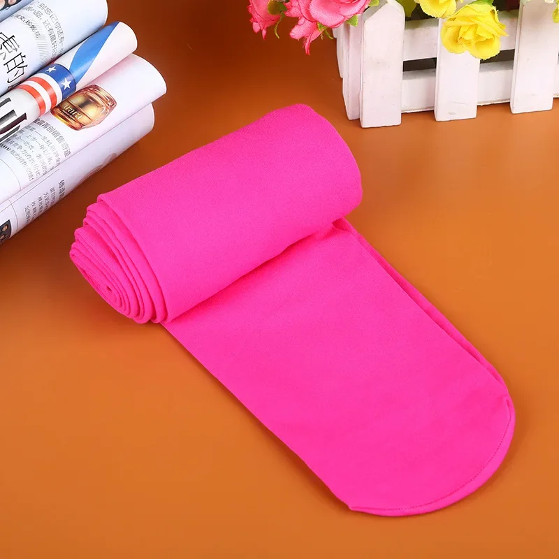 18 colors Women Candy Color Warm Sexy Tights 120D Velvet Seamless Pantyhose Large Elastic Long Stockings