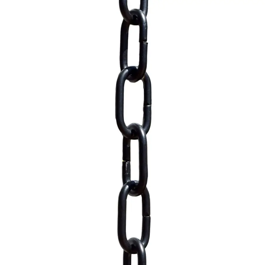 

Rain Chains Aluminum Trad Link Black Rain Chains for Gutters 8.5 ft Black Decorative Rainchain Outdoor Durable Heavy Duty Gutter