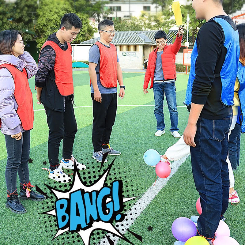 Team Building ao ar livre Brinquedos infláveis, Jogos de balão, festa divertida criativa, esportes de interação infantil, crianças, adultos, verão