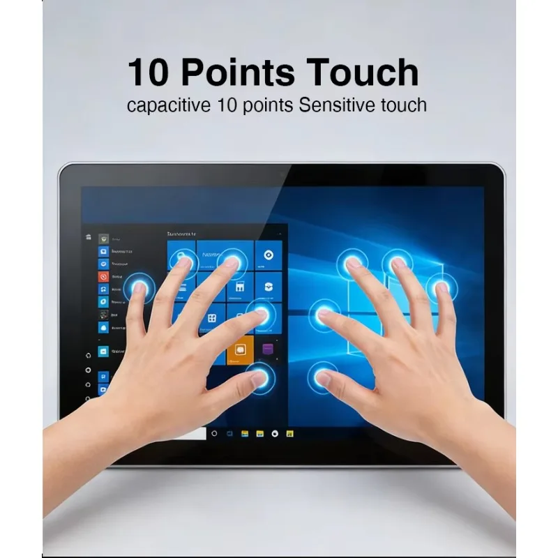 15.6 21.5 Inch Industrial Touch Display HMI Control Panel 16:9 Aspect Ratio