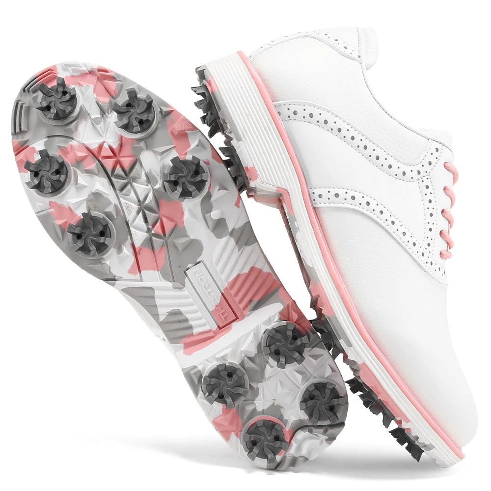 

Women Spikeless Golf Shoes Waterproof Golf Sneakers Outdoor Walking Footwears