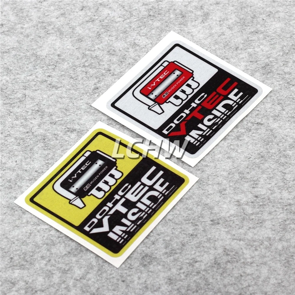Car Stickers for DOHC VTEC Auto Body Window Decals Sponsor Modified Tape Motor Racing Graphics