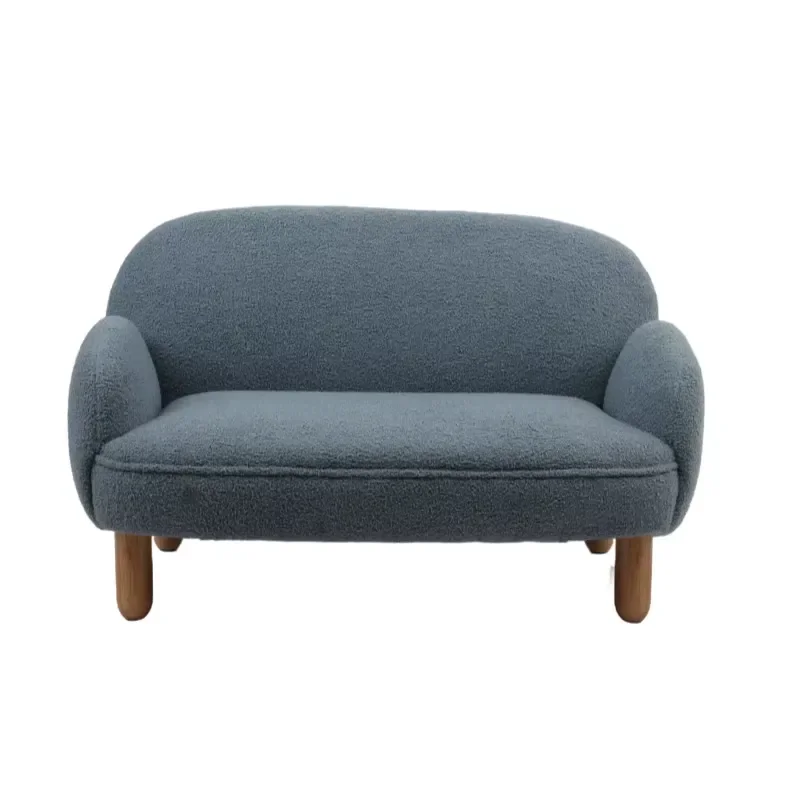 for Children's Sofa Comfortable Soft Fabric Double Upholstered Chair Household Wholesale