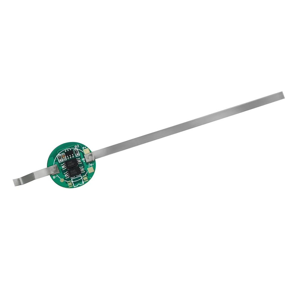1-20 pz varore 18650 3.7V 1S BMS scheda di protezione della batteria al litio con pad isolante in striscia di nichel