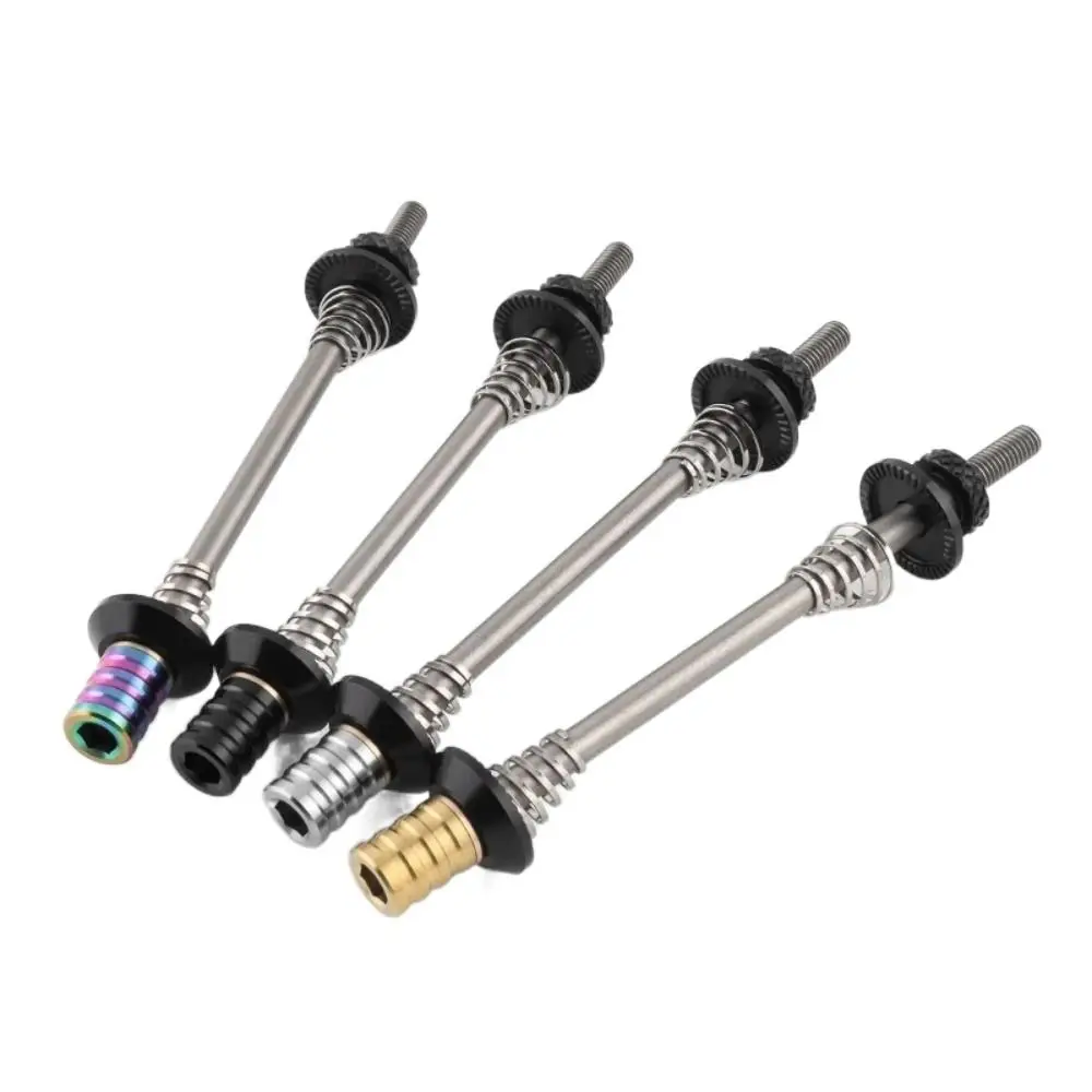 

74mm/85mm/100mm Quick Release Skewers Ultralight Anti-Theft Bicycle Quick Release Lever 130-135mm Security Bicycle Steel Skewers