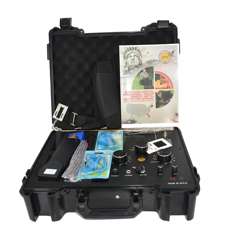 

New EPX10000 Long Range Underground Metal Detector Gold Diamond Copper Silver Jewel Finder Detection Depth Range 5-50m