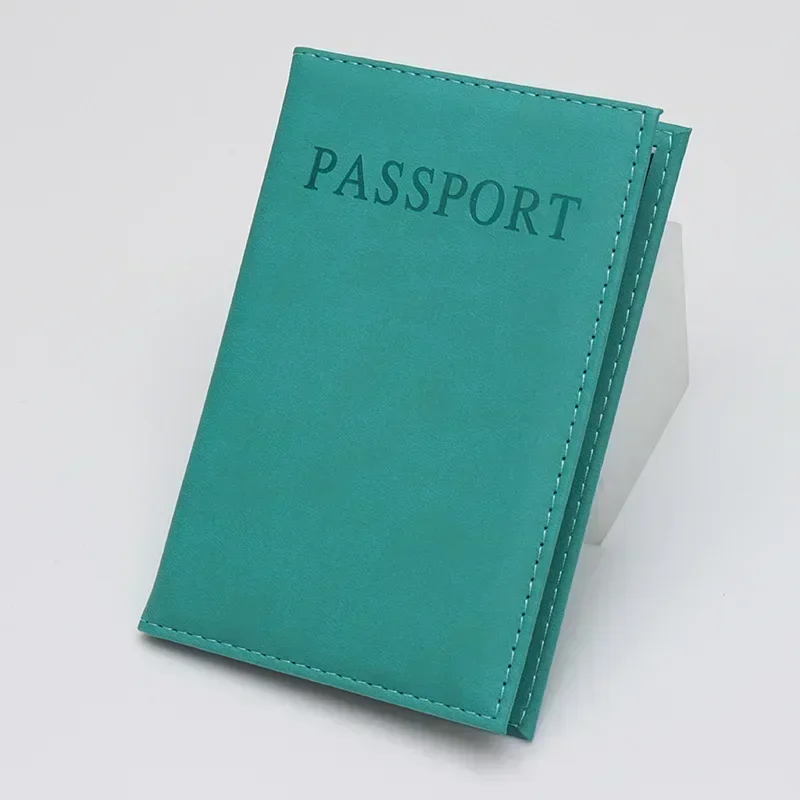 Hochwertige Englische PU-Leder Passhülle Dokumentenmappe Reisepass-Etui Ausweishülle Reisezubehör