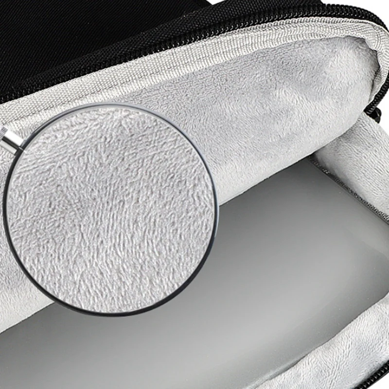 AU67-Zipper Binder With Sturdy Shoulder Strap & Multiple Pockets,For Office School Use, For Laptops,13.3 Inch