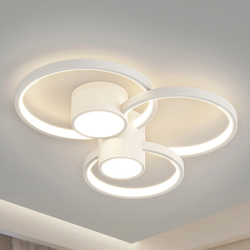 Decorazione domestica nordica salone arredamento camera da letto lampada a led intelligente luci per stanza dimmerabile Plafoniera lamparas illuminazione interna