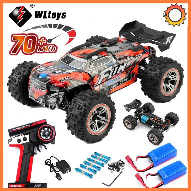 

WLtoys 184008 70KM/H 4WD RC Car Professional Monster Truck High Speed Drift Racing Remote Control Cars Children's Toys for Boys