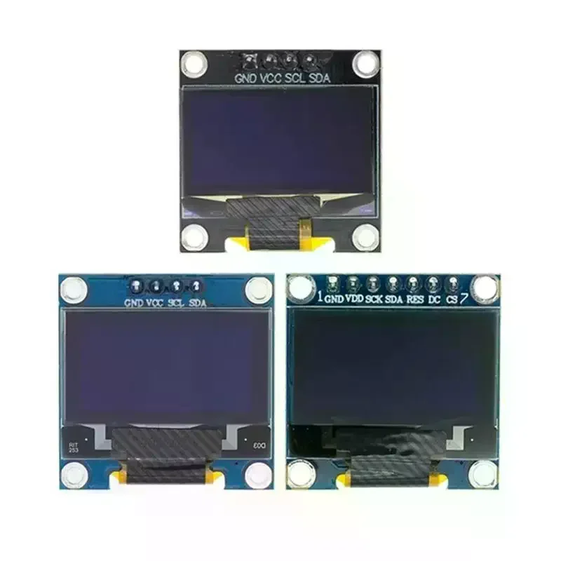 0.96 Inch OLED Display Module I2C IIC Serial White Screen 128x64 SSD1306 Driver Board Compatible With ESP32 STM32