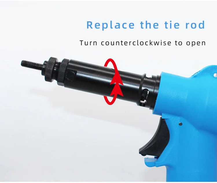 Industrial Rivet Nut Gun Hydraulic Pneumatic Automatic Riveter Tool Setting Rivnut Riveting Metric M3 M4 M5 M6 M8 M10 M12 or UNC