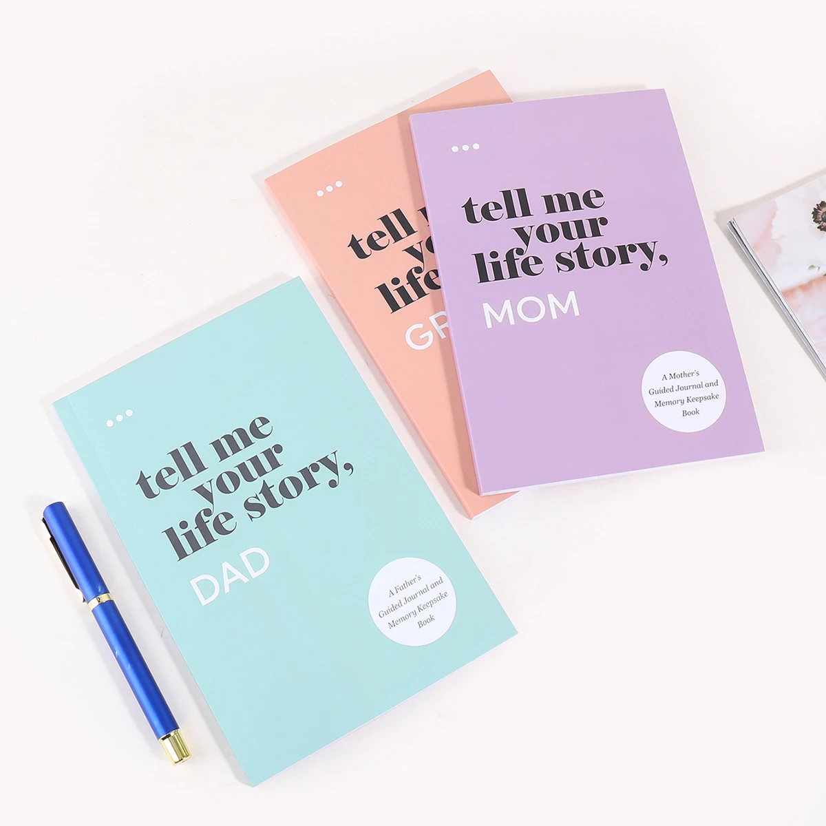 1 pcs Family Story A5 Notebook, to Record Stories of Family Members, Store Personal Memory Events, an Essential Item for Home