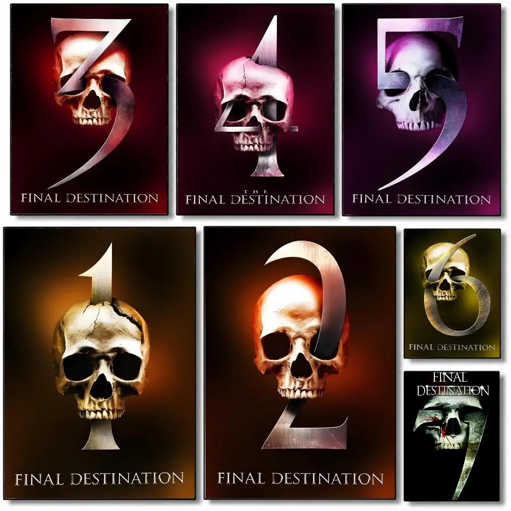 Premonition Horror Cult Franchise Final Destination Poster Fancy Poster American Film Mural Home Childrens Room Wall Decor Print