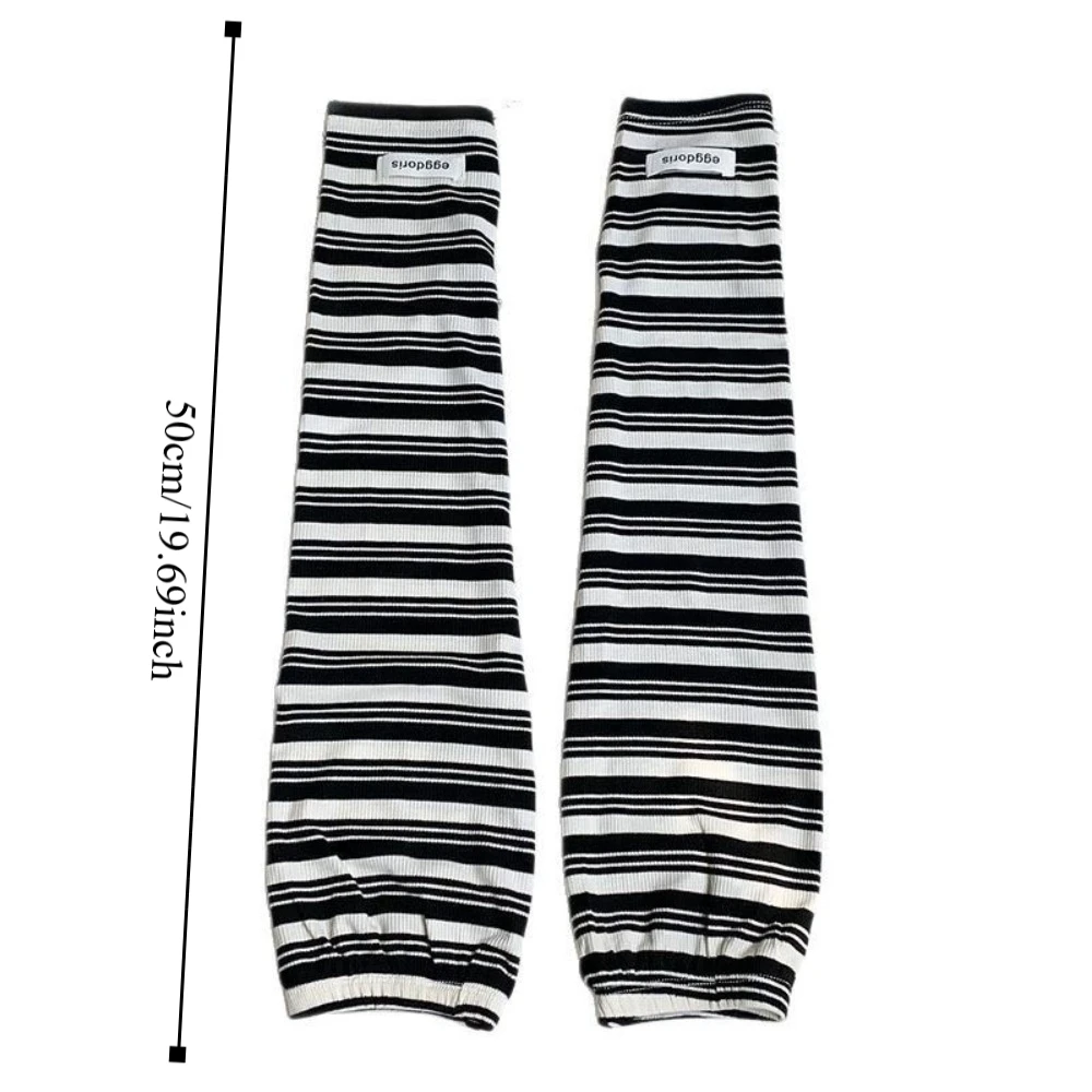 Atmungsaktiver Armschutz, gestreifte Eishüllen, lockere elastische Sonnenschutz-Ärmel, Anti-UV-UV-Isolierung, Sommer-Fahrrad-Ärmel für den Sommer