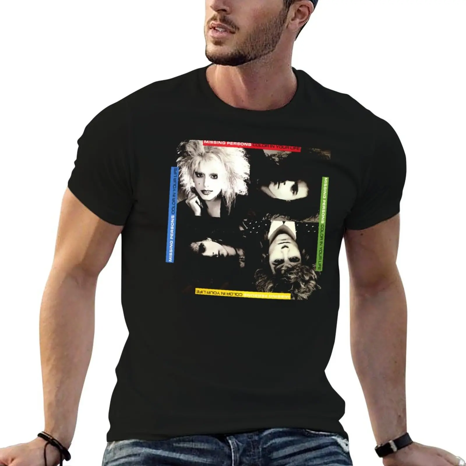 MISSING PERSONS T-Shirt Large Size Soft Cotton T-Shirt