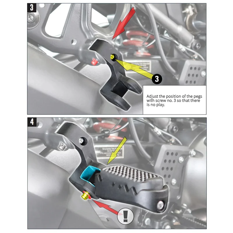 

Строгий комплект для опускания подножки пассажира мотоцикла, регулируемая подставка для ног, педаль для Pan America 1250, специальный RA1250