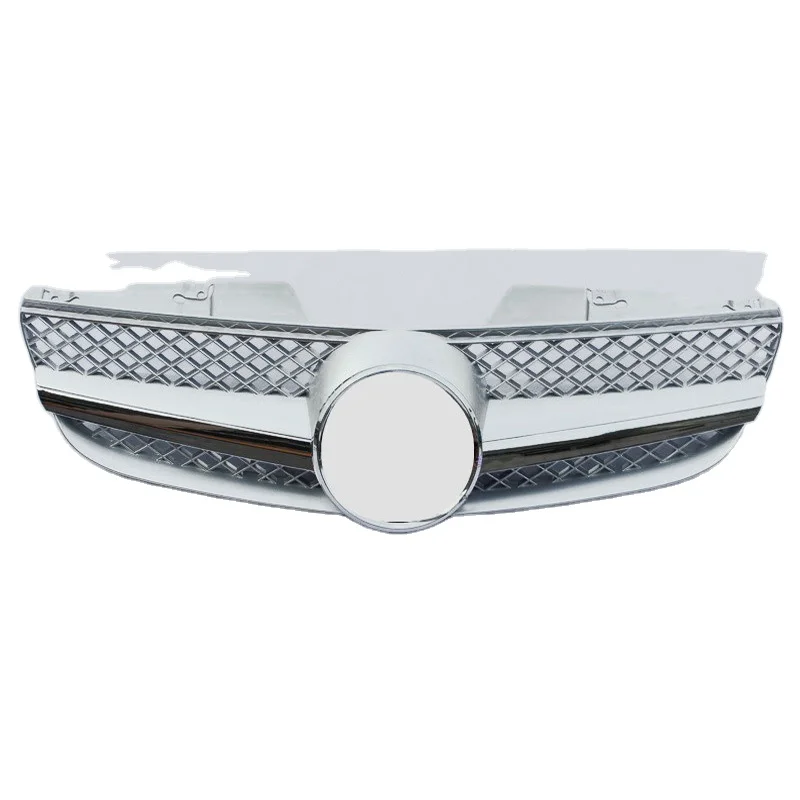 Replacement Front Bumper Grills For SL CLASS R230 Mesh Grille ABS Material 2007-2011 Racing Front Grille