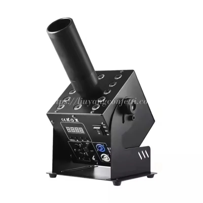 DMX RGB LED CO2 Cannon Jet Machine Stage CO2 Blower Special Effect Smoke Column For Nightclub Party DJ Concert Event