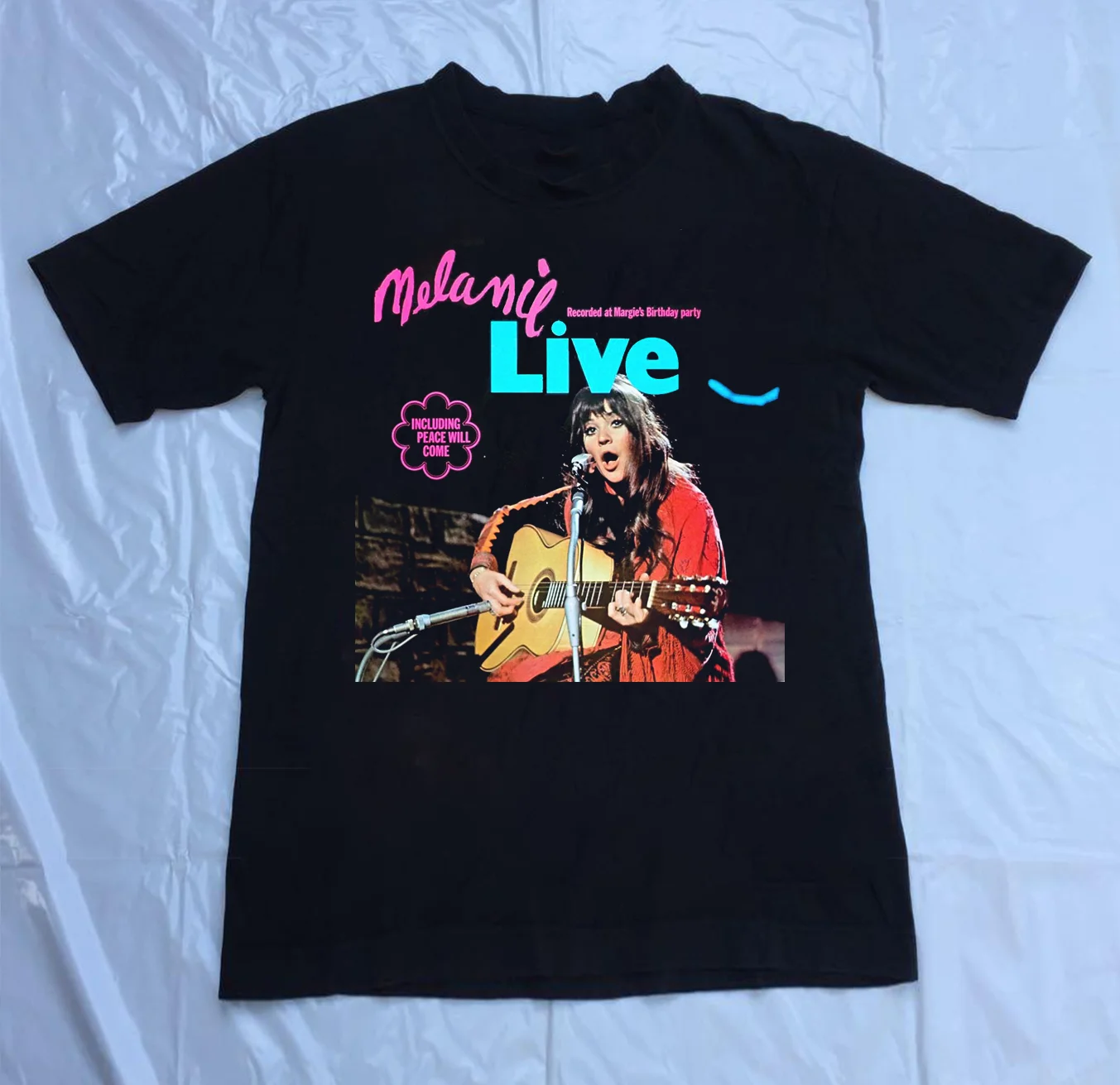 Melanie Safka Live, Recorded at Margie's Birthday Party Unisex T-Shirt All Size