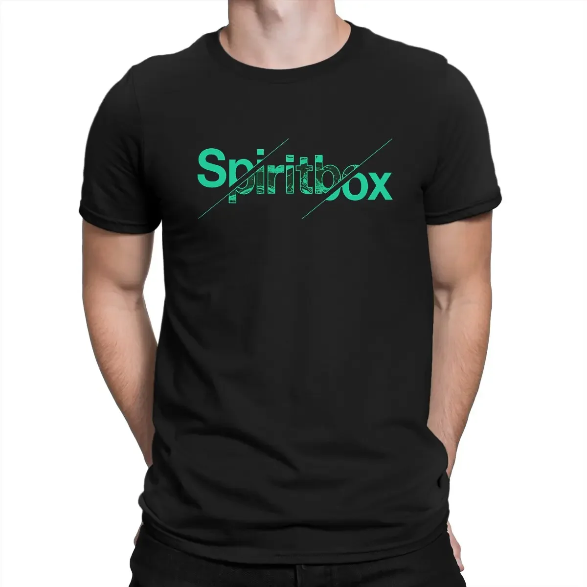Подарочная одежда, новинка, рубашки для мужчин, хипстерские футболки Spiritbox из чистого хлопка с круглым вырезом, Новые Модные Топы И Футболки 2024