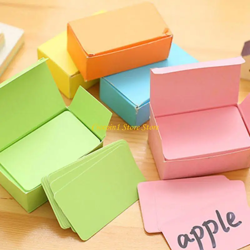 A3PC DIY Graffiti Gift Tags Business Cards Blank Thick Paper for Kids Adults 100Kit