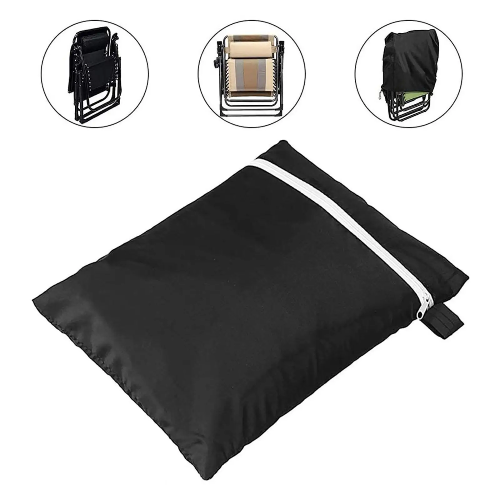 

Водонепроницаемый чехол из ткани Оксфорд для шезлонга, защитный тент от солнца для уличной мебели