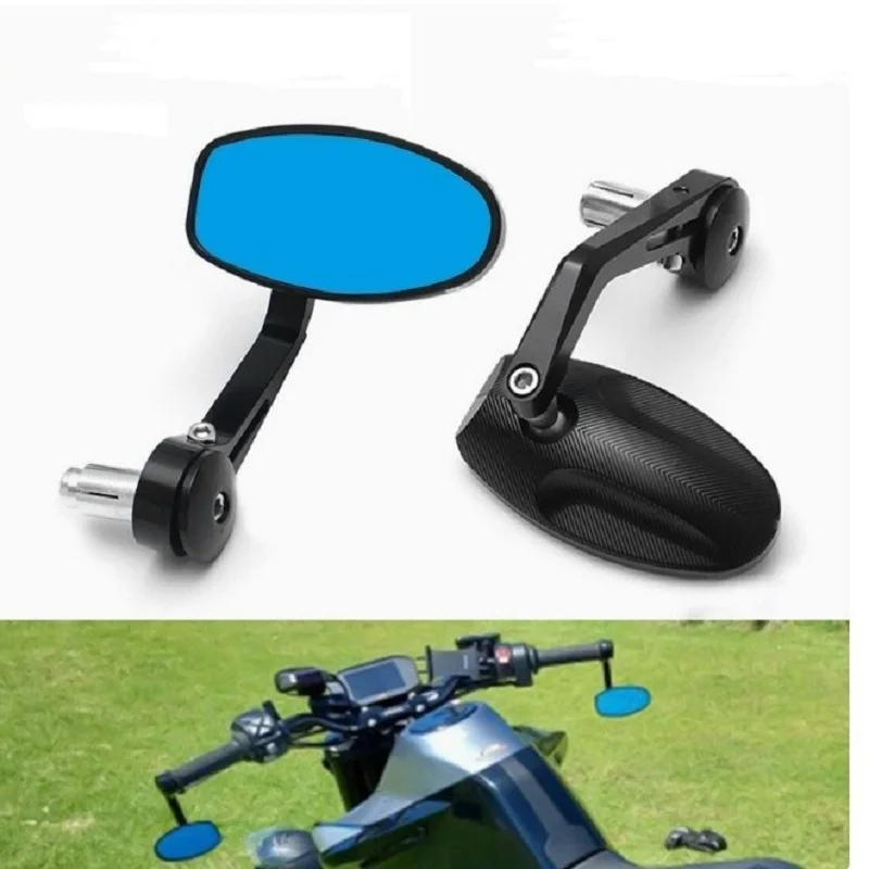 

2pcs/lot Motorcycle Rearview Mirrors CNC Motorcycle Bar End Black Rearview Side Mirror for Triumph Speed Triple Accessories