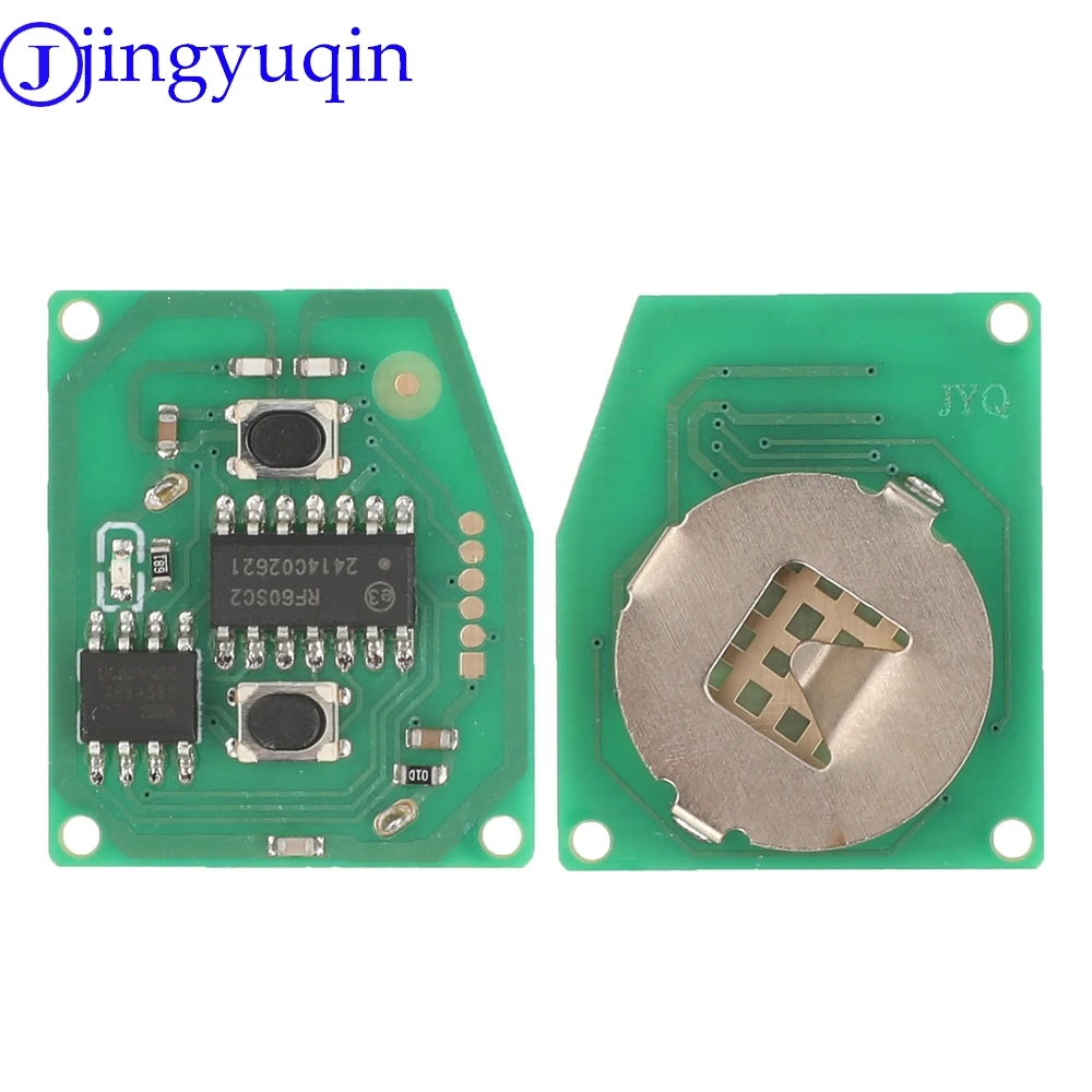 jingyuqin Remote 2Buttons 433Mhz ID48 Chip Keyless Entry Car Key For VW Fox 2006-2008 Citi Golf 2003 4Z0959753C