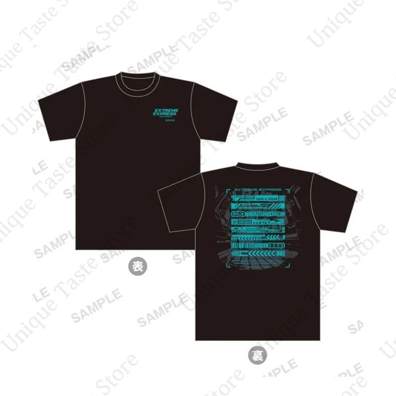 ‌BanG Dream 13th LIVE T Shirt Poppin'Party RAISE A SUILEN Same Print T-shirt Men Women Letter Print Cotton Short Sleeve Tee Tops