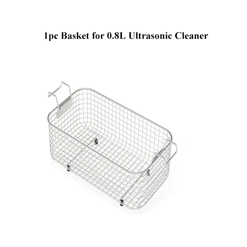 0.8L - 30L Ultrasonic Cleaning Machine SUS304 Basket Auto Metal Parts Hardware Ultrasound Cleaner Washer Stainless Steel Mesh