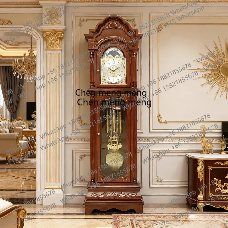 Living room floor clock high-end atmosphere modern simplicity, vertical floor, mechanical clock