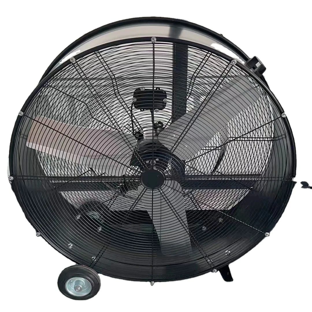 #￥forJN 24/30/36 Inch European, American, British Industrial Mobile Large Fan Bucket Fan Drum Fan