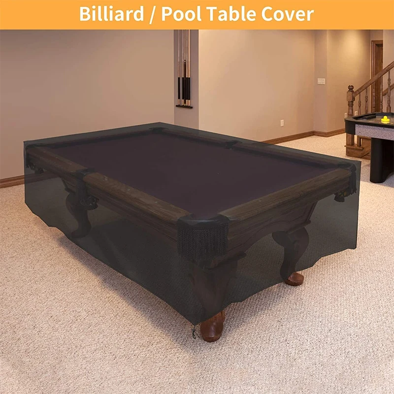 Billiard Table Dust Cover Outdoor Snooker Pool Table Full Protection Supplies Patio Furniture Table Oxford Cloth Water Covers