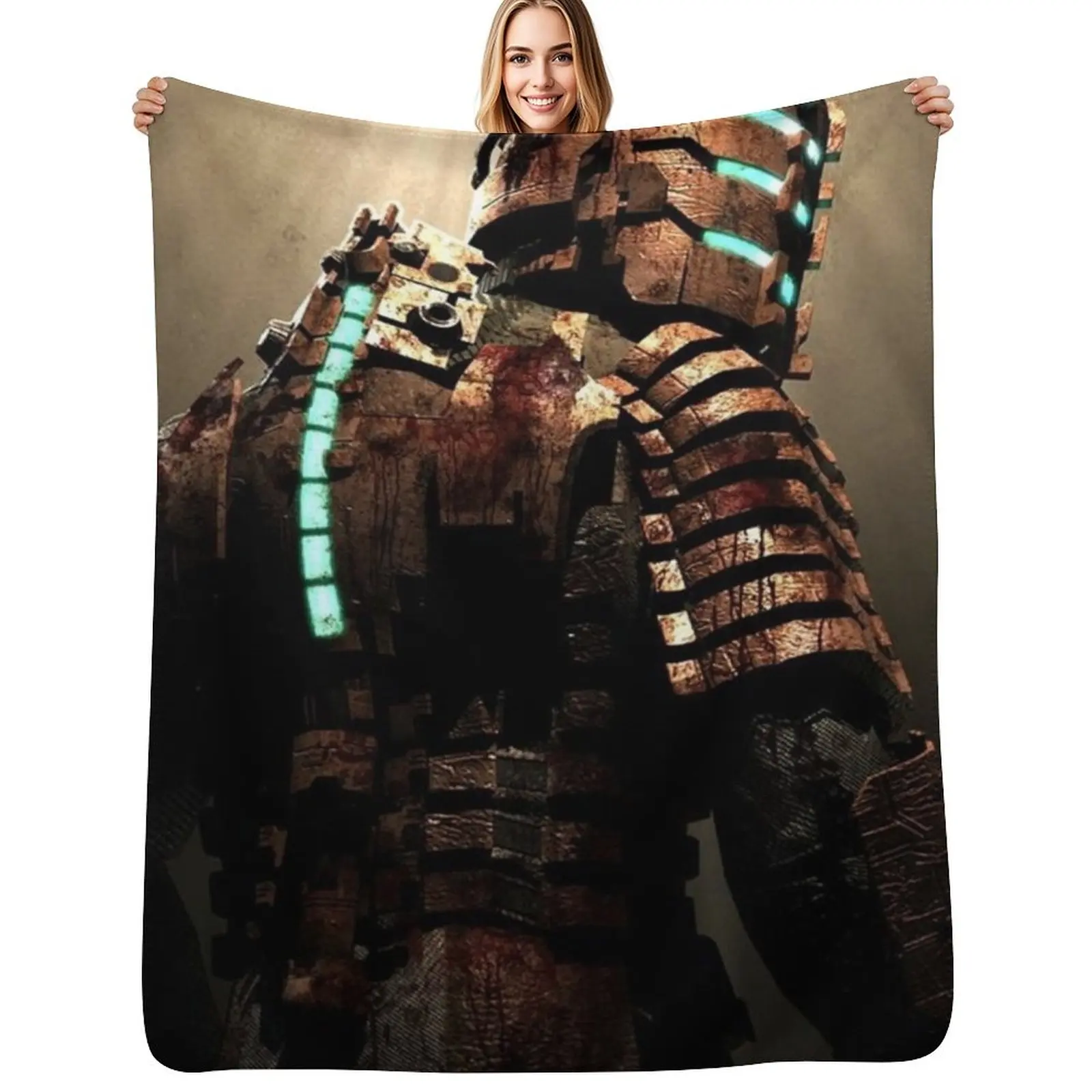 Dead space Throw Blanket Travel Size Cozy Blanket for Plane Train