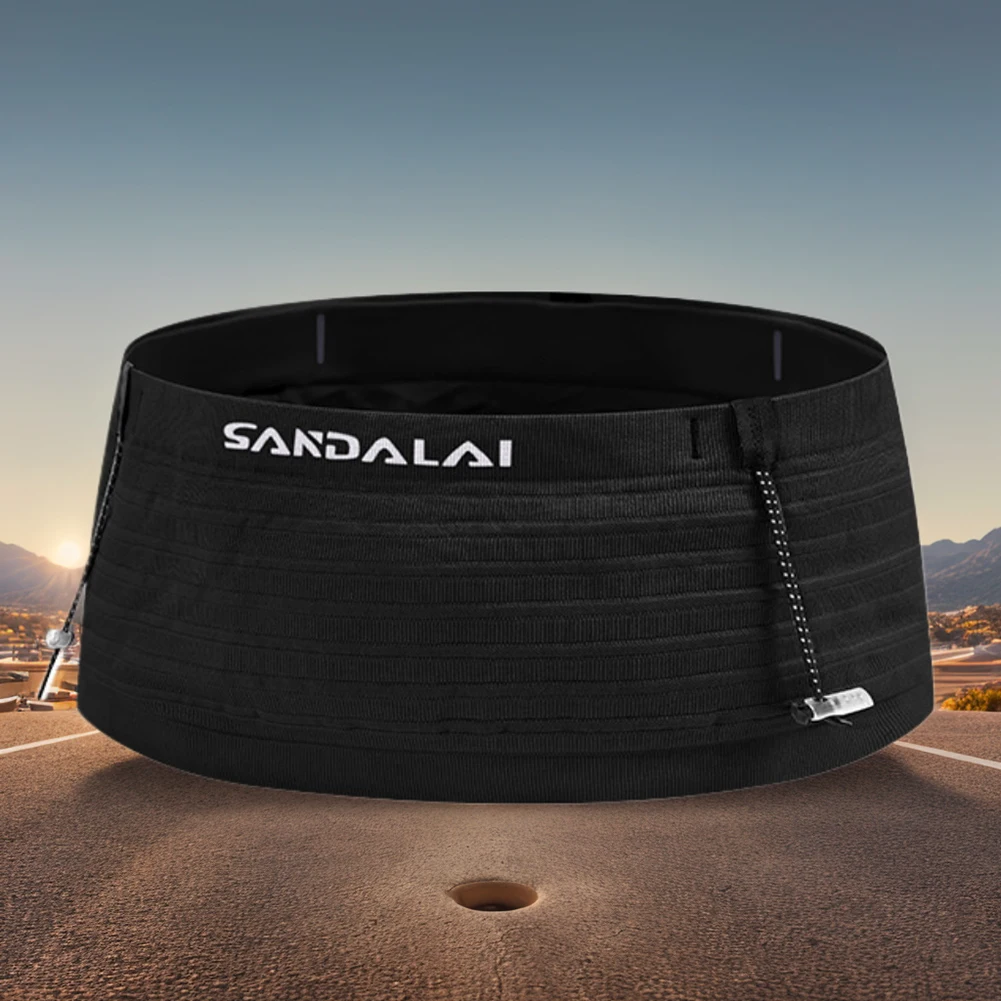 

Sports Waist Pack for Women Men Number Belt Slim Running Belt with Phone Holder Fanny Pack for Running Walking Cycling Camping