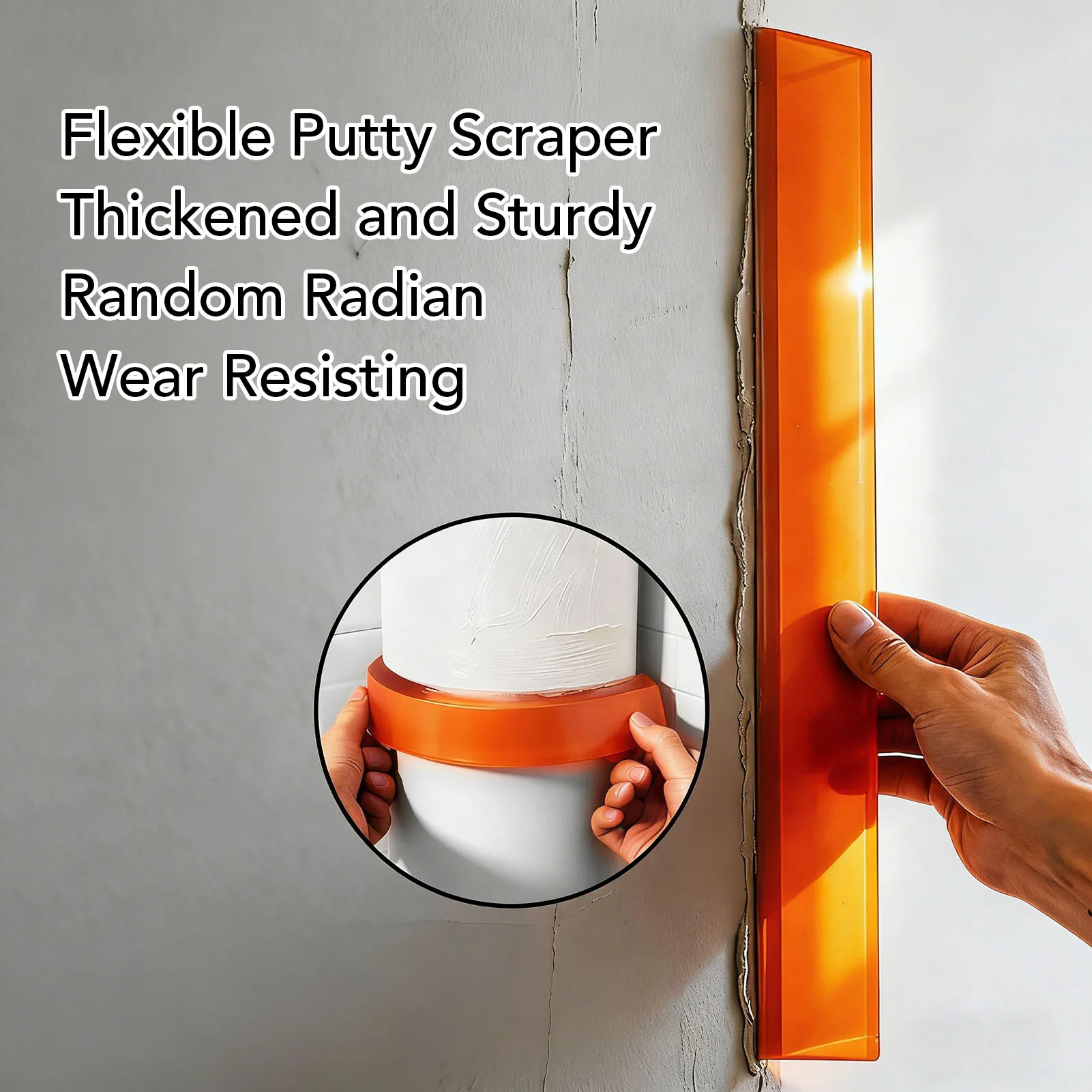 

Шпатель для шпатлевки 50 см, гибкий, из бычьего сухожилия, для ремонта, шпаклевки, гипсокартона, для строительства и домашнего декора