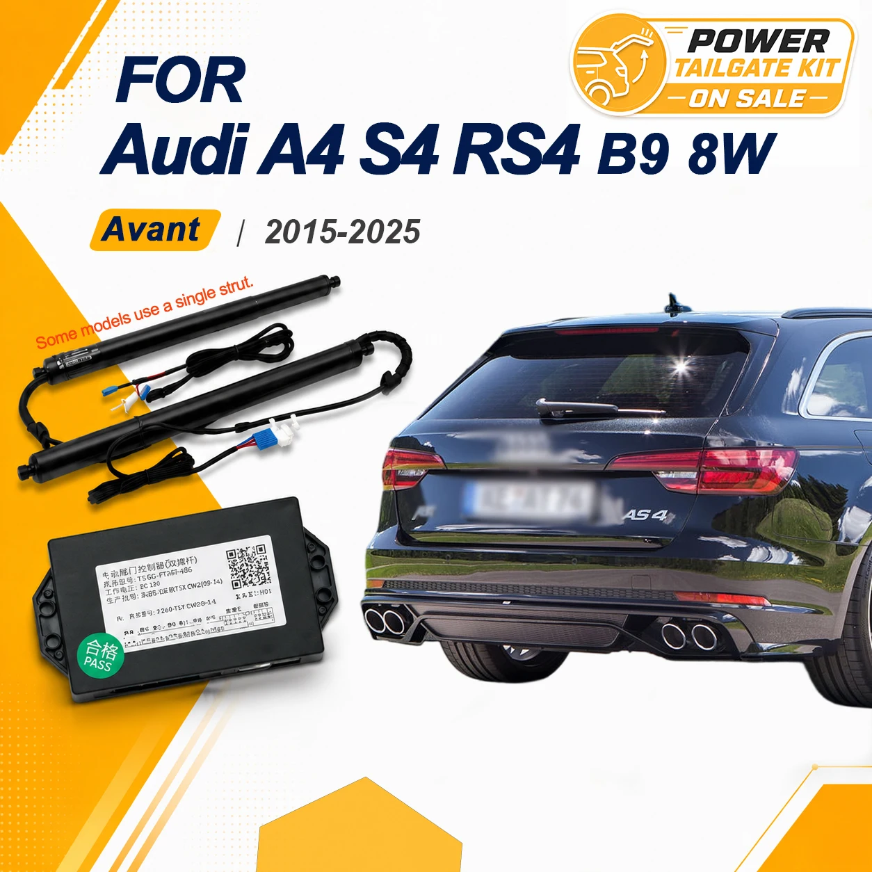 For Audi A4 S4 RS4 B9 8W Avant 2015-2025 Car Power Trunk Lift  Electric Hatch Tailgate Tail Gate Strut Auto Rear Door Actuator