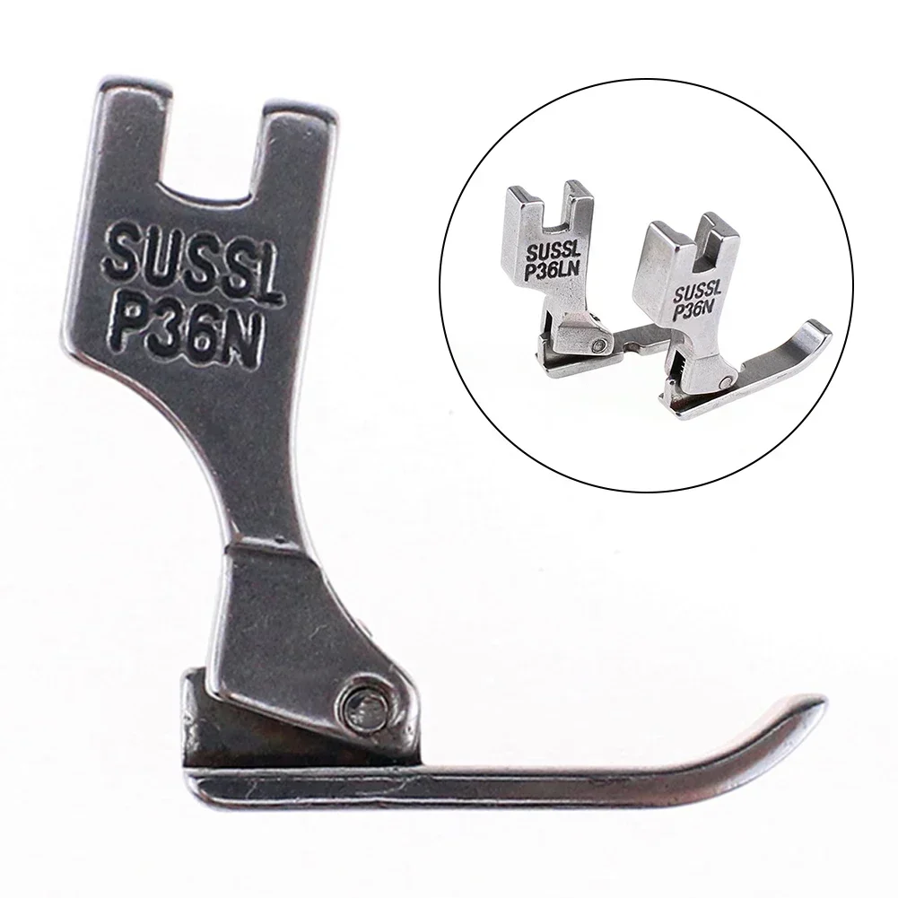 2PCS Industrial Sewing Machine Flat Turn Zip Foot  Flatcar Zip Presser Foot  P36ln / P36n Presser Foot Sewing Supplies