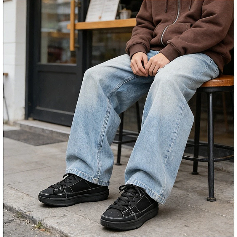 

Men's Shoes Autumn Winter Fashion Versatile Trend Waterproof Upper Thick Sole Height Increase Anti Slip Casual Commuting Shoes