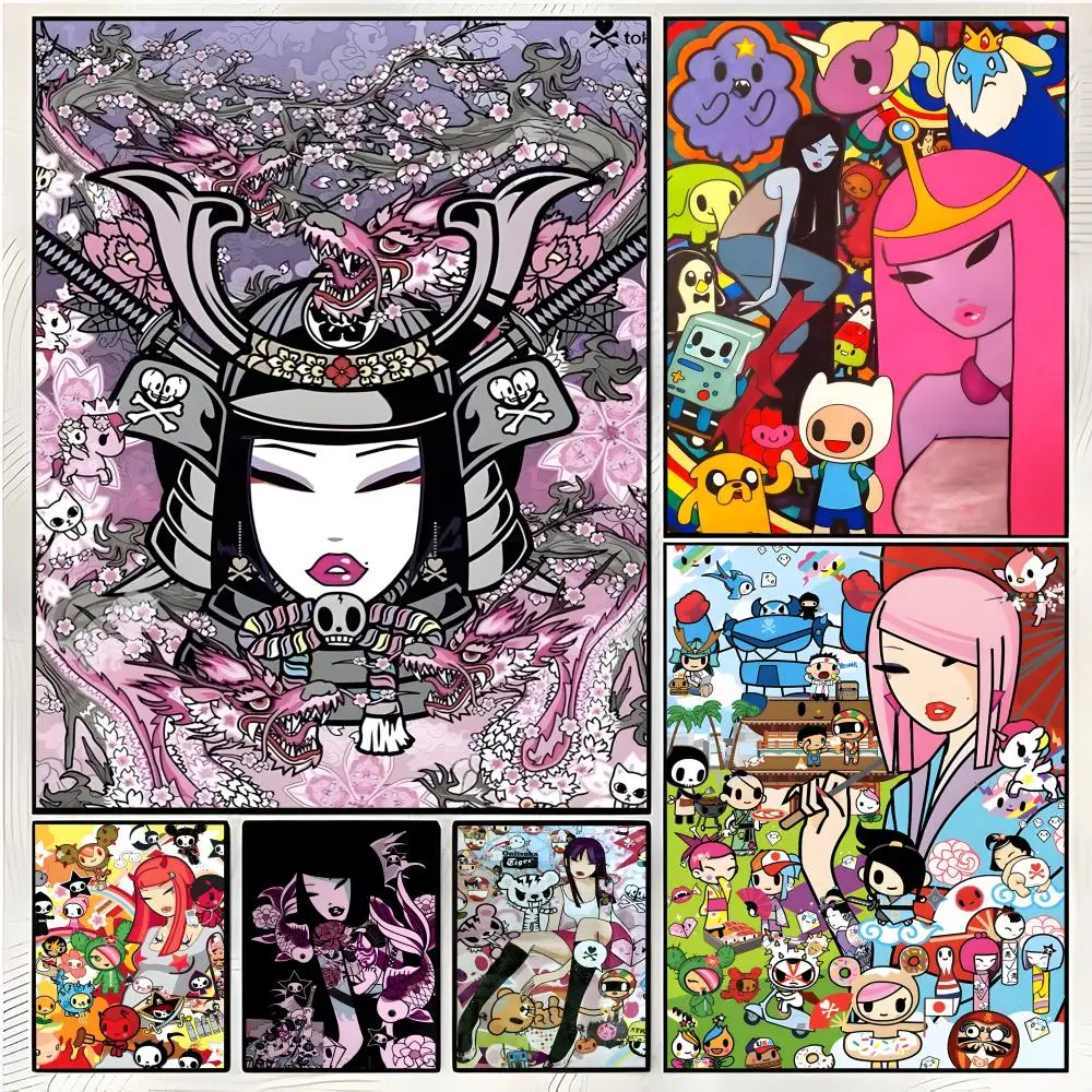 Cute Brand T-Tokidoki Poster Superior Home Space Pub Indoor Decorative Art & Home Decor