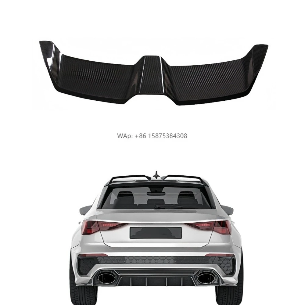 

Automotive Parts Modification AD Style Dry Carbon Fiber Rear Spoiler Roof Spoiler Suitable for RS3 (8Y)