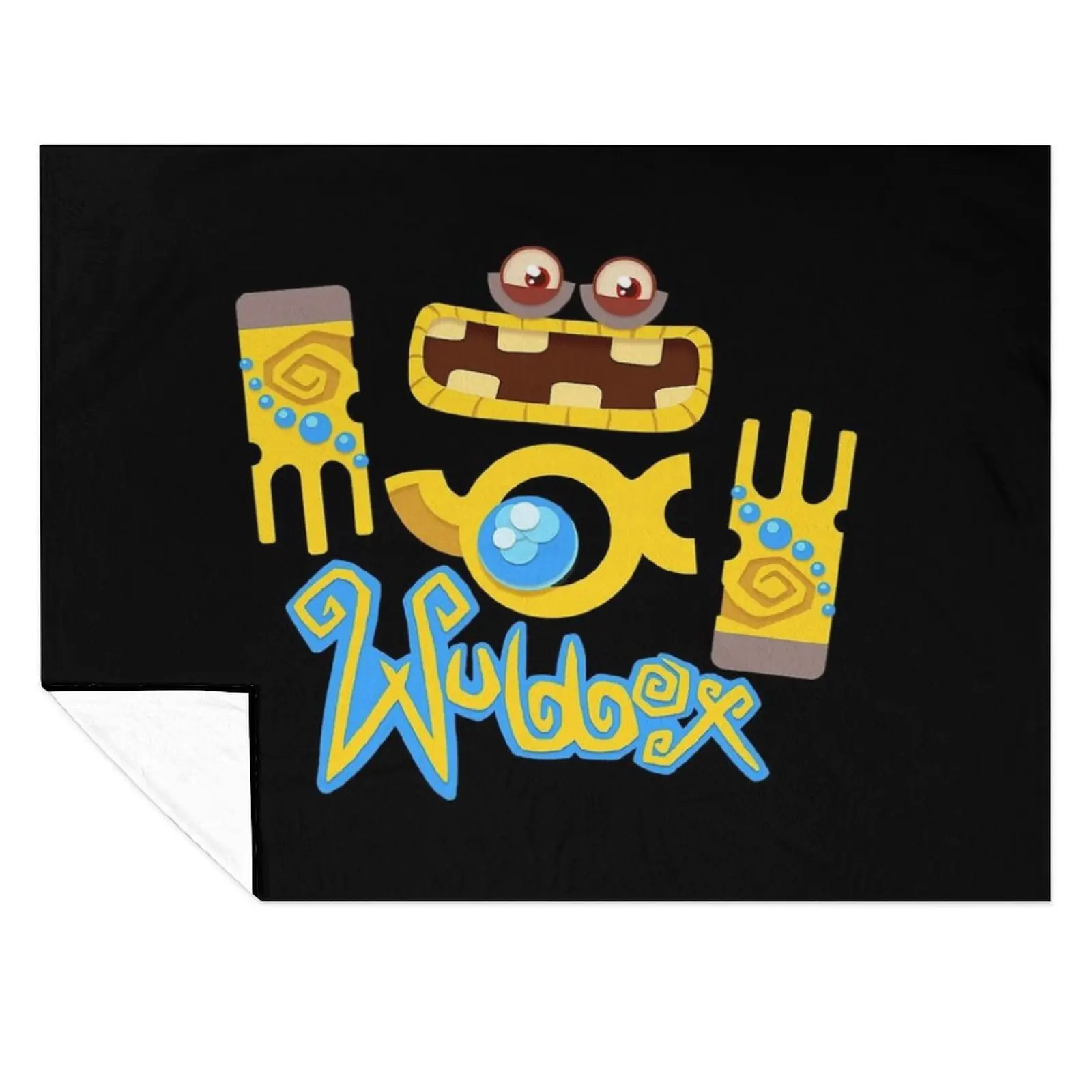 

My Singing Monsters Wubbox Throw Blanket anime Bed linens Baby for babies Blankets