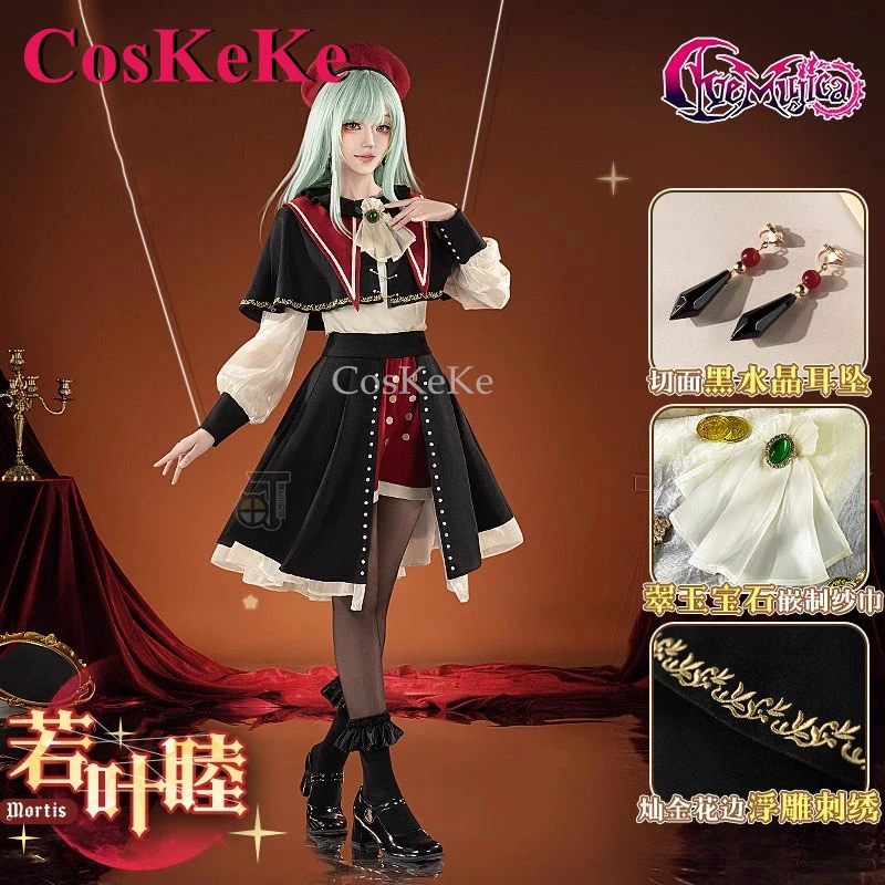 

CosKeKe Mortis/Wakaba Mutsumi Anime BanG Dream! Cosplay Costumes Sweet Performance Uniforms Activity Party Role Play Clothing