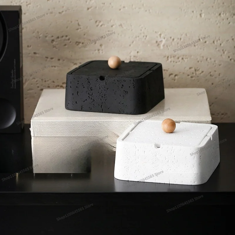 For Ashtray with Lid, Simple Interior Design, Light Luxury