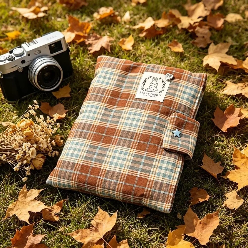 New 6-7 Inch E-Reader Sleeve Thick Padded Soft Lined Protective Storage Bag Shockproof Plaid Fabric Ebook Reader Pouch