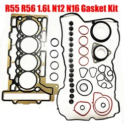Overhaul Gasket Seal Kit 11:1 for BMW Mini Cooper R55 R56 1.6L N12 N16 Engine 11127567877 11127595139 11127560272 11127570859