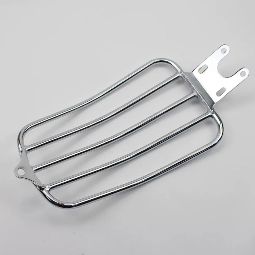 Motorcycle Solo Luggage Rack Passenger Fender Versatile Cargo Rack - Black/Chrome Fit For Indian Scout Sixty ABS 100th 2015-2024