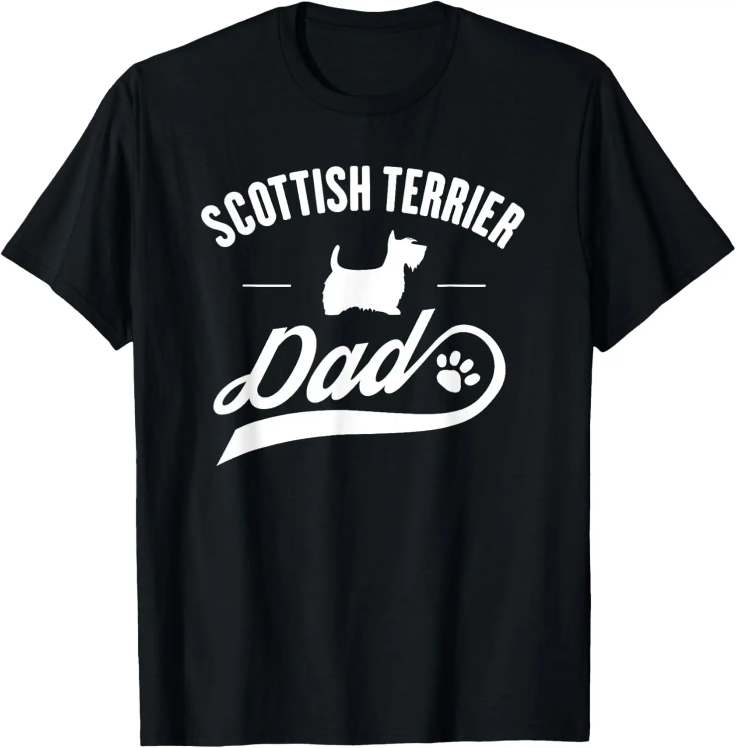 Mens Scottish Terrier Dad T-Shirt - Dog Owner Lover T-Shirt